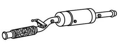 VEGAZ Filtro de partículas CK-322 Filtro de fuligem partículas VEGAZ FIAT CK-322