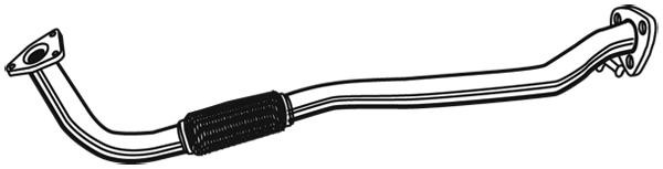 VEGAZ Exhaust Pipe DAR-104 VEGAZ DAR-104 Daewoo Lanos Hatchback exhaust pipe replacement