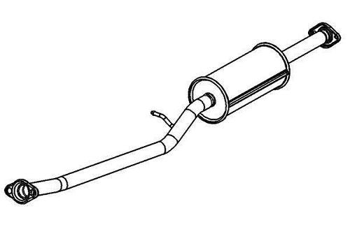 VEGAZ Panela de escape central DS-365 Panela de escape central SUZUKI VEGAZ DS-365