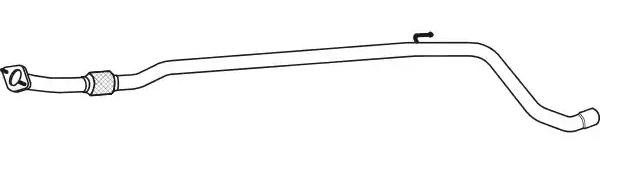 Tubo gas scarico VEGAZ FTR-348 VEGAZ FTR-348 Tubo gas scarico FIAT LINEA 2015