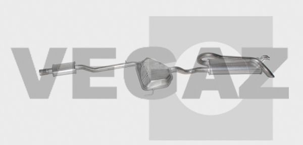 Einddemper VEGAZ FTS-198 VEGAZ FTS-198 Einddemper FIAT BRAVA 2003