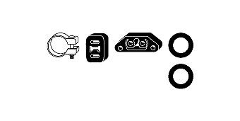 VEGAZ Montáżna sada pre výfukový systém FTA-150 FTA-150 VEGAZ Montáżna sada pre výfukový systém Fiat lacné