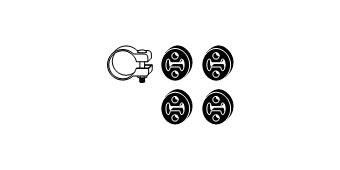 VEGAZ Monteringssett, lyddemping FTA-155 VEGAZ FTA-155 Monteringssett lyddemping Citroen C3 SX pris