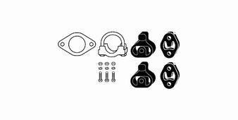 VEGAZ Montaažikomplekt, väljalaskesüsteem FA-202 FA-202 Montaaæikomplekt väljalaskesüsteem VEGAZ FORD RANGER