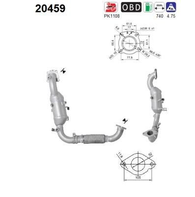 VEGAZ Catalytic converter FK-318 VEGAZ FK-318 Catalytic converter