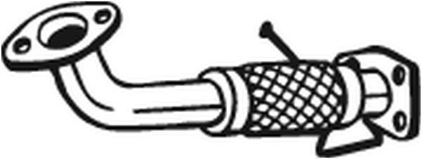 VEGAZ Voorpijp HOR-112 VEGAZ HOR-112 Uitlaatpijp Honda Civic 5 Hatchback goedkoop