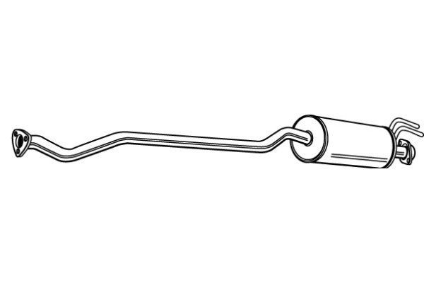 VEGAZ Panela de escape central HOS-166 VEGAZ Panela de escape central HONDA HOS-166