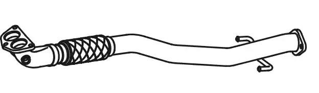 Tubo gas scarico VEGAZ MIR-164 VEGAZ MIR-164 Tubi gas scarico MITSUBISHI OUTLANDER 2006