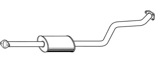 VEGAZ Marmitta centrale MIS-217 MIS-217 VEGAZ Marmitta centrale MITSUBISHI prezzo