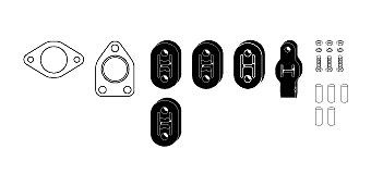 VEGAZ Monteringssett, eksosanlegg MIA-74 VEGAZ MIA-74 Monteringssett, eksosanlegg MITSUBISHI Lancer VIII Sedan (CY_A, CZ_A) 2.0 Mivec 155 hk 2013