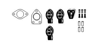 VEGAZ Asennussarja, pakoputkisto MIA-99 VEGAZ MIA-99 Asennussarja, pakoputkisto