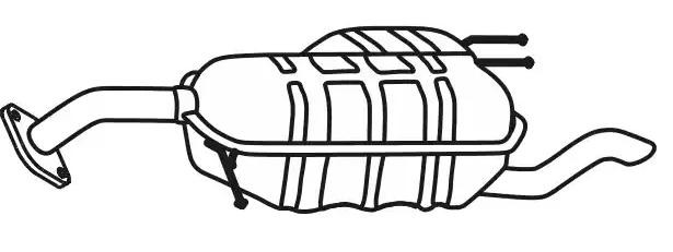 Marmitta VEGAZ HUS-246 VEGAZ HUS-246 costo Marmitta posteriore Hyundai ATOS 2021