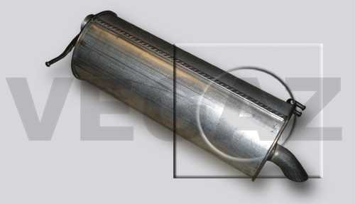 VEGAZ Bakre eksospotte HUS-248 VEGAZ HUS-248 Sluttlyddemper Hyundai Veloster FS billige