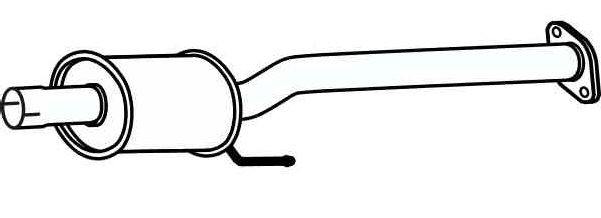 VEGAZ Uitlaat middendemper HUS-262 VEGAZ HUS-262 originele Uitlaat middendemper Hyundai i10 IA kosten