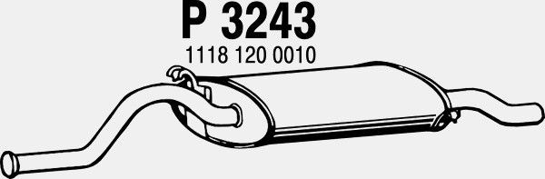 VEGAZ Izplūdes gāzu trokšņa slāpētājs (pēdējais) LDS-31 VEGAZ LDS-31 Izplūdes gāzu trokšņa slāpētājs Lada Samara 2108 cena