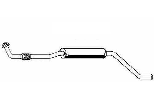 VEGAZ Mittenljuddämpare LDS-34 VEGAZ LDS-34 Mellan ljuddämpare LADA 111 Kombi