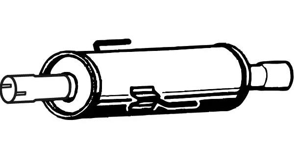 VEGAZ Middle silencer MZS-199 MAZDA MX-5 VEGAZ middle silencer MZS199