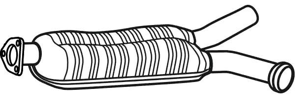 VEGAZ Midtre lydpotte MS-427 VEGAZ MS-427 originale Mellomlyddemper Mercedes W638 hva koster