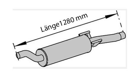 VEGAZ Uitlaat middendemper MS-450 VEGAZ MS-450 Uitlaat middendemper Sprinter 3.5-T Flatbed Vrachtwagen/Chassis (W906) prijs