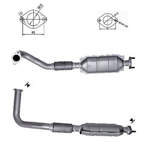Catalizzatore VEGAZ KK-935 VEGAZ KK-935 Marmitta catalitica Kia CERATO 2016