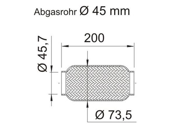 VEGAZ Joustoputki, pakoputkisto OR-236ERNS OR-236ERNS VEGAZ Pakoputken jousto Mercedes-Benz V-sarja hinta