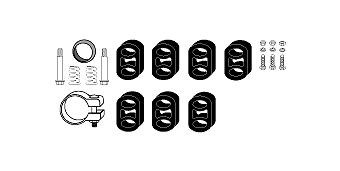 VEGAZ Σετ τοποθέτησης, σύστημα εξάτμ. OA-172 VEGAZ OA-172 Σετ τοποθ καταλύτης Opel Movano Van x70 τιμες