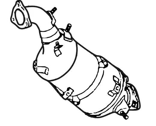 VEGAZ Rußpartikelfilter TK-855 TK-855 VEGAZ Lexus IS XE2 Partikelfilter (DPF) Kosten