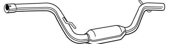 Middle silencer VEGAZ VOS-159 VEGAZ VOS-159 2009 VOLVO XC70 middle silencer replacement