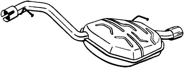 Silencieux arrière VEGAZ VOS-173 VEGAZ VOS-173: Silencieux arrière Volvo XC70 2010