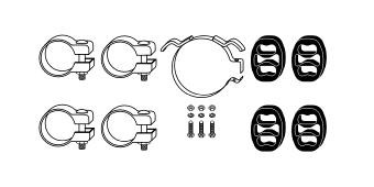 Kit montaggio, Imp. gas scarico VEGAZ VOA-73 VEGAZ VOA-73 Kit montaggio impianto gas scarico Volvo XC70 2015