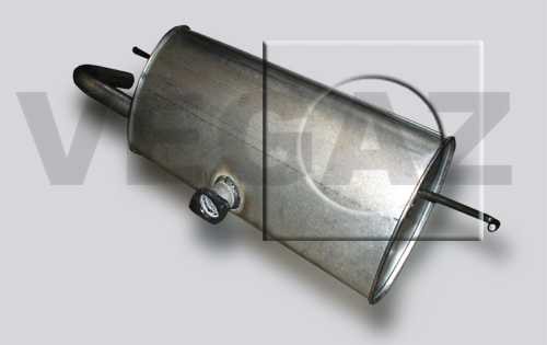 VEGAZ Bakre ljuddämpare SZS-98 SZS-98 Bakre ljuddämpare VEGAZ SUZUKI SPLASH