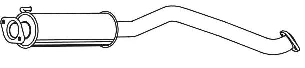 Uitlaat middendemper VEGAZ SZS-99 VEGAZ SZS-99 Uitlaat middendemper SUZUKI GRAND VITARA 2002