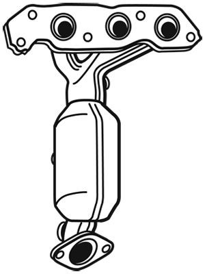 Catalyseur VEGAZ SZK-967 VEGAZ SZK-967 Pré catalyseur NISSAN PIXO 2016