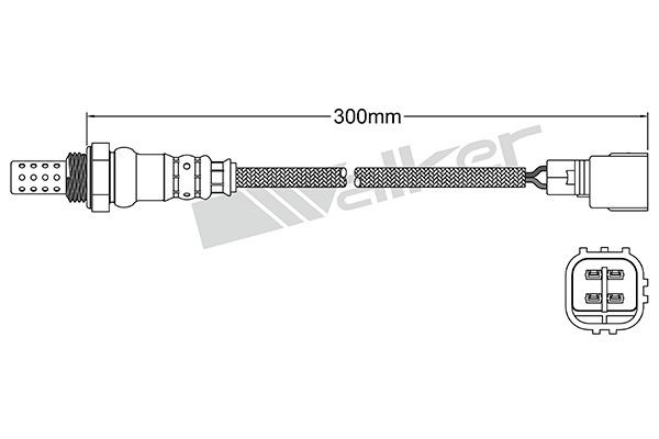 VEGAZ Sonda lambda ULS-222 Sensor de oxigênio VEGAZ Peugeot RCZ ULS-222