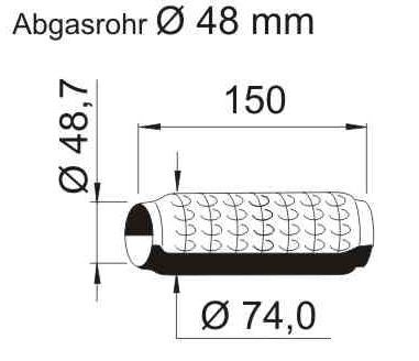 VEGAZ Prużný diel výfuku UFR-626 VEGAZ UFR-626 originálne Pletenec výfuku Citroën C3 Pluriel cena