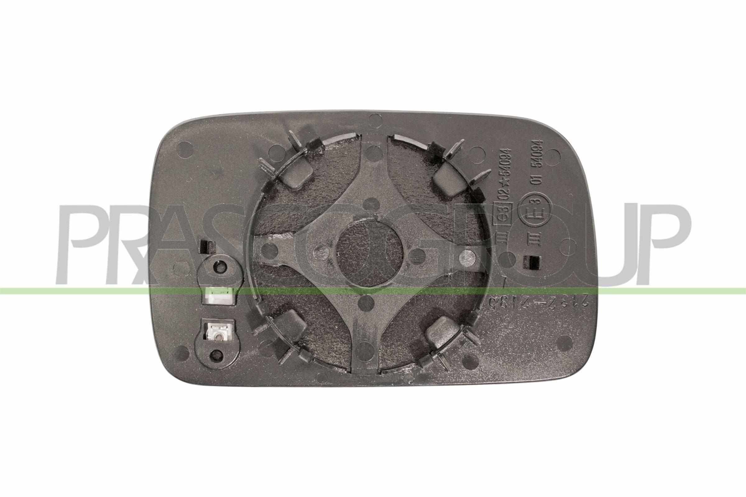 PRASCO Κρύσταλλο καθρέφτη, εξωτ. καθρέφτης VG0167514 PRASCO VG0167514 Τζάμι καθρέφτη Skoda Felicia 1 γνήσια τιμες