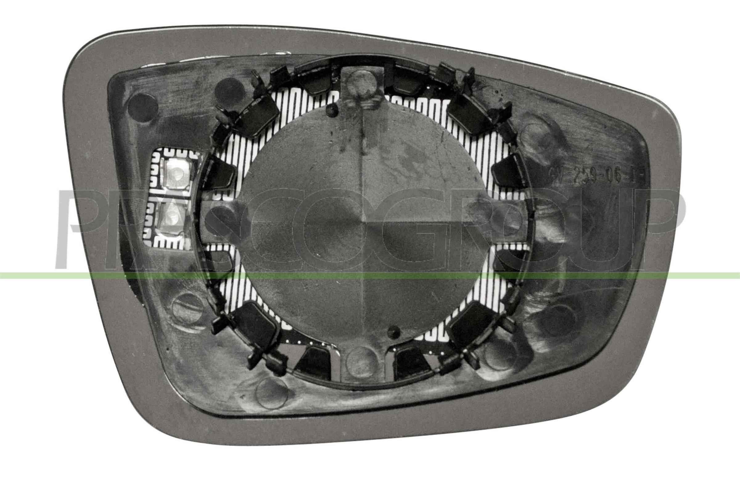PRASCO Peegliklaas, Välispeegel VG2017514 VG2017514 Peegliklaas SKODA SUPERB PRASCO