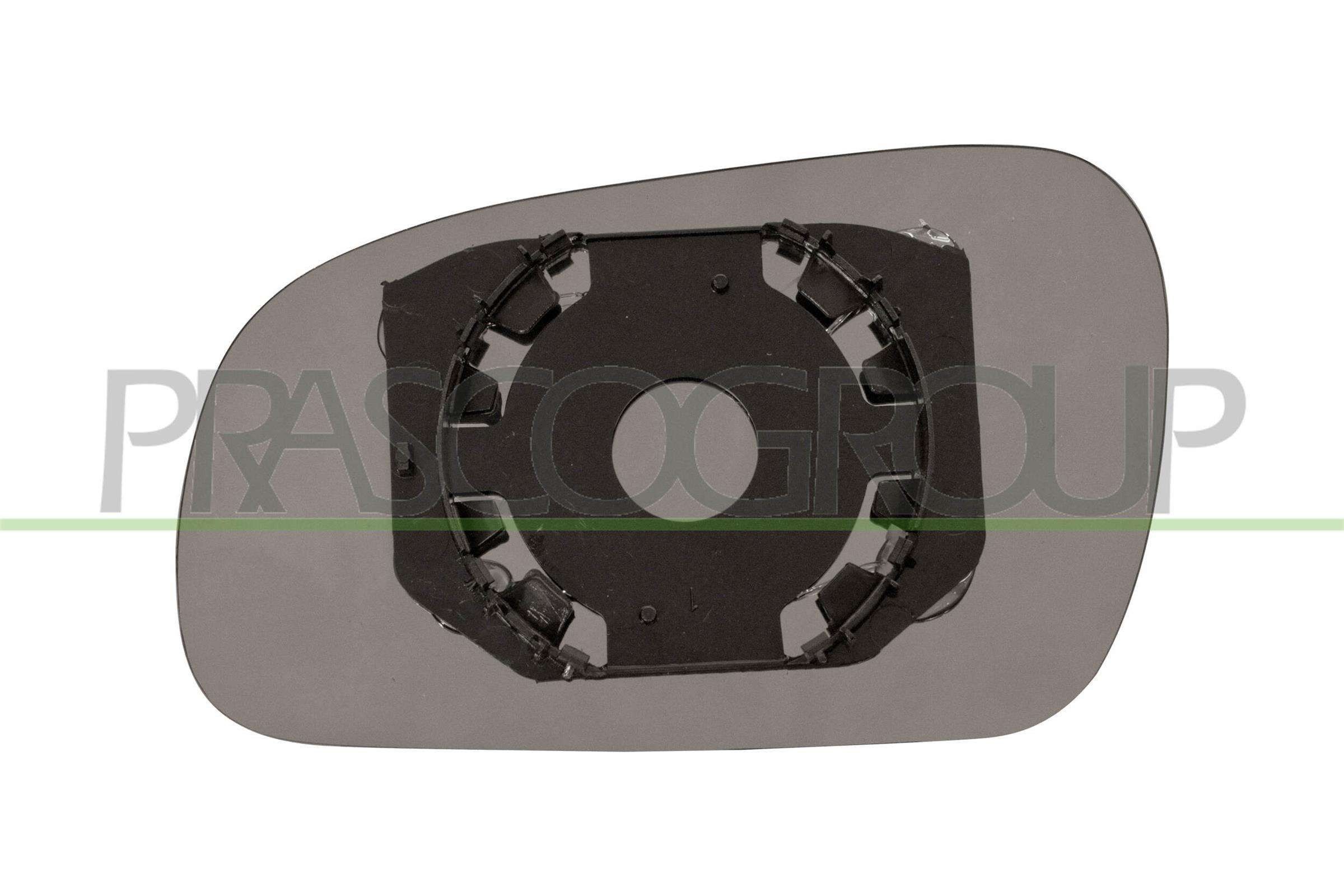 Speilglass, ytterspeil PRASCO VG3307503 PRASCO VG3307503: Sidespeilglass Volkswagen FOX 2019