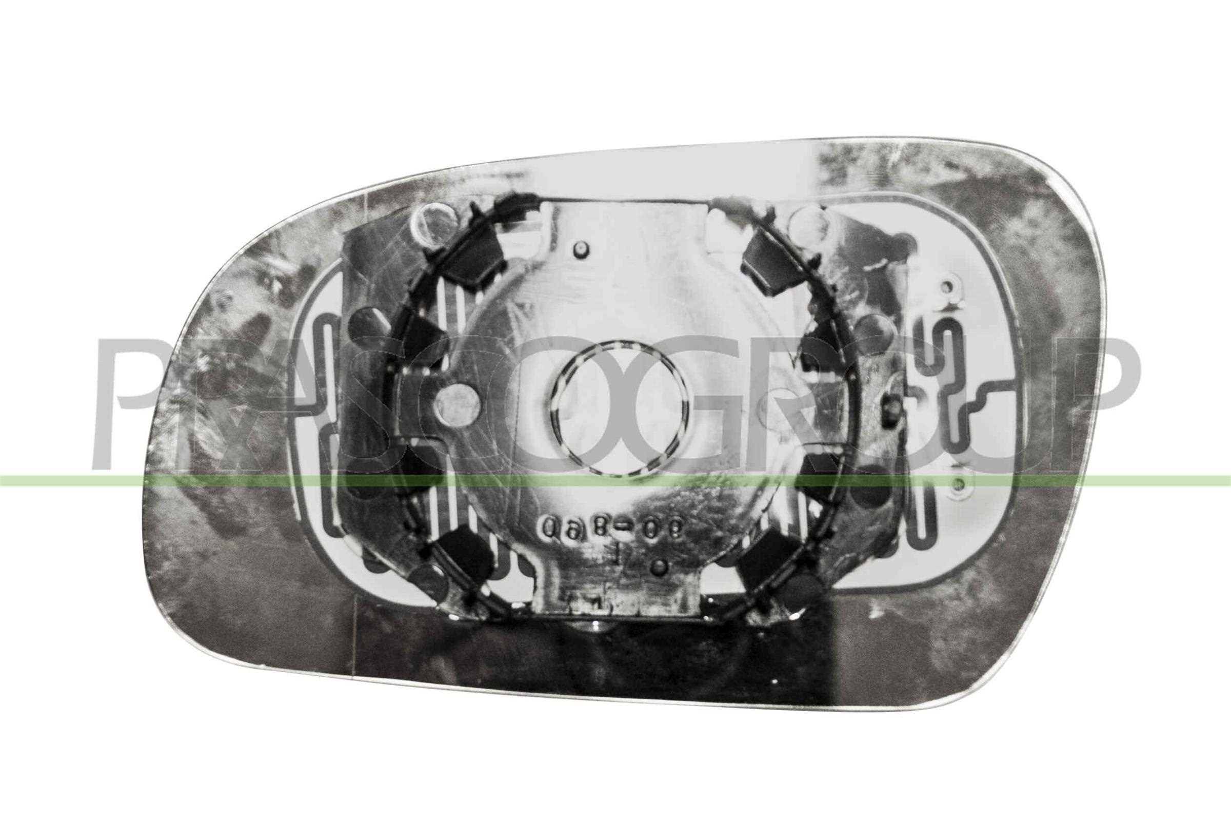 PRASCO Spoguļstikls, Ārējais atpakaļskata spogulis VG3307513 PRASCO VG3307513 Spoguļstikls VW Fox 5z1 orģinālās cena