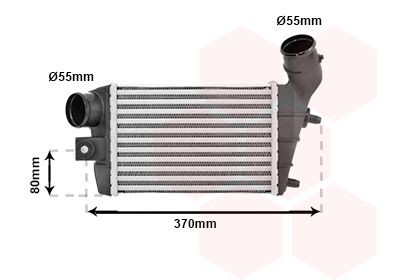 Intercooler VAN WEZEL 01004086 VAN WEZEL 01004086 Ladeluftkøler ALFA ROMEO 147 2008