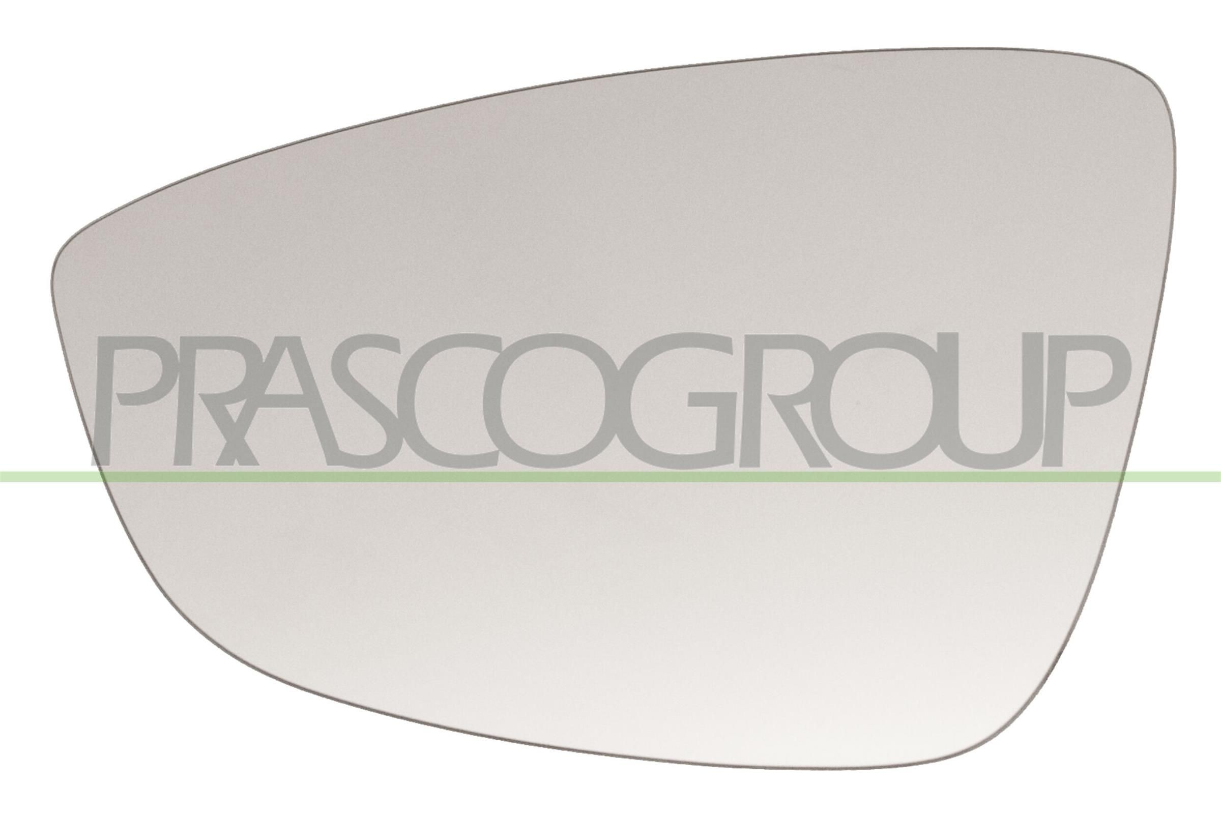 PRASCO Mirror Glass, outside mirror VG6207504 PRASCO VG6207504 Passat 365 door mirror glass replacement