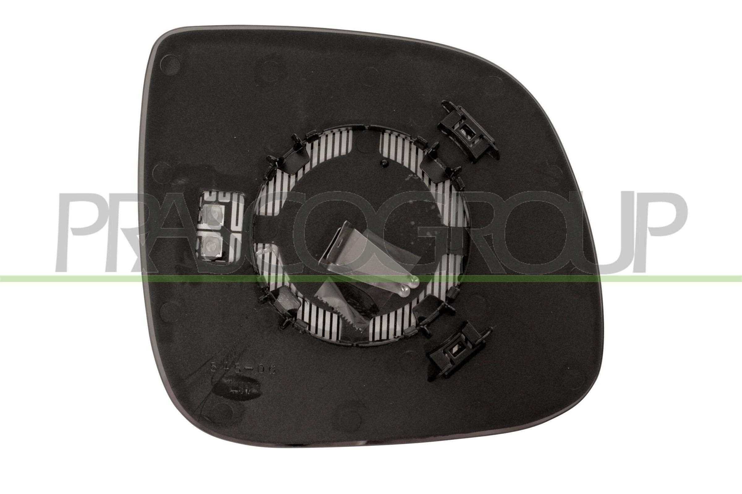 PRASCO Vetro specchio, specchio esterno VG9197524 VG9197524 Vetro specchietto Volkswagen TOURAN PRASCO costo