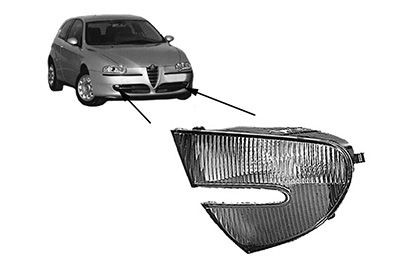 Pagrieziena signāla lukturis VAN WEZEL 0147909 VAN WEZEL 0147909 Pagrieziena lukturi ALFA ROMEO 147 2000