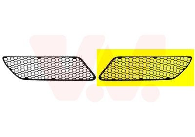 Grille de ventilation, pare-chocs VAN WEZEL 0148591 VAN WEZEL 0148591 Grille prise air inférieure ALFA ROMEO 147 2000