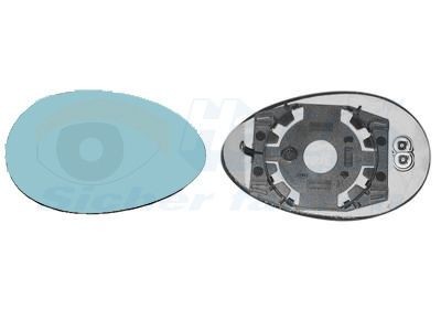VAN WEZEL Spiegelglas, buitenspiegel 0156838 Spiegel, glas VAN WEZEL GIULIETTA 0156838 goedkoop