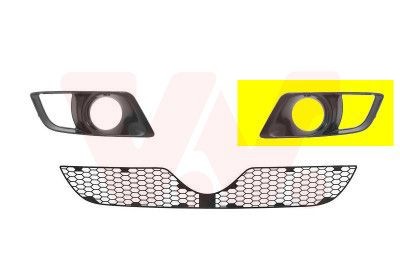 VAN WEZEL Grelha de ventilador, pára-choques 0159593 VAN WEZEL 0159593 Grelha do pára-choques Alfa Romeo 156 932 a um preço acessível