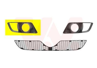 Πλέγμα εξαερισμού, προφυλακτήρας VAN WEZEL 0159594 VAN WEZEL 0159594 Πλέγμα εξαερισμού, προφυλακτήρας ALFA ROMEO 156 2006