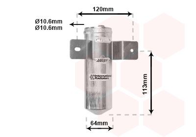 VAN WEZEL Vysúżač klimatizácie 0200D039 VAN WEZEL 0200D039 Osuszacz klimatyzacji Land Rover Freelander 1 cena