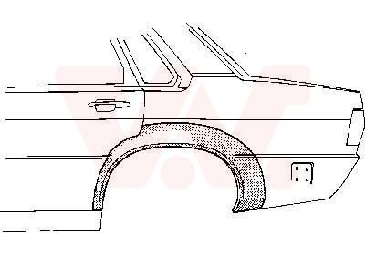 VAN WEZEL Sidewall 0308147 VAN WEZEL 0308147 genuine FORD KA wheel arch price