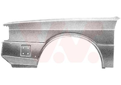 Hjulskjerm VAN WEZEL 0309659 VAN WEZEL 0309659 Forskjerm og bakskjerm foran venstre Audi 80 2015